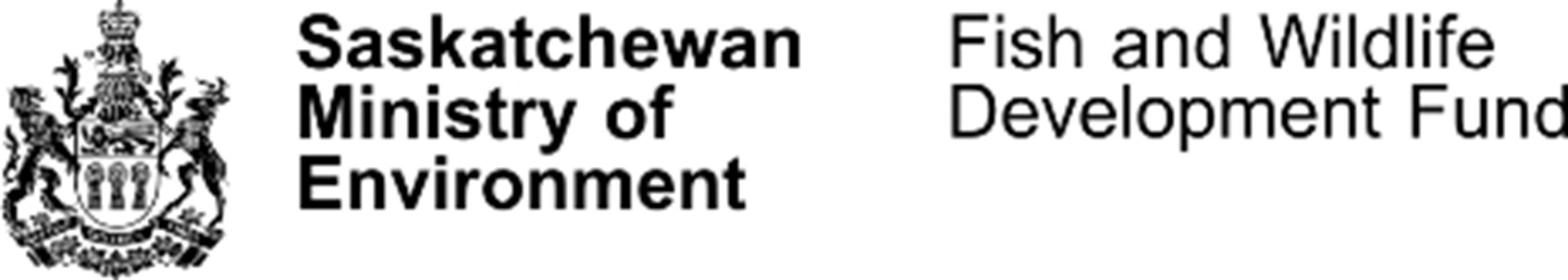 Saskatchewan Ministry of Environment - Fish and Wildlife Development Fund Logo